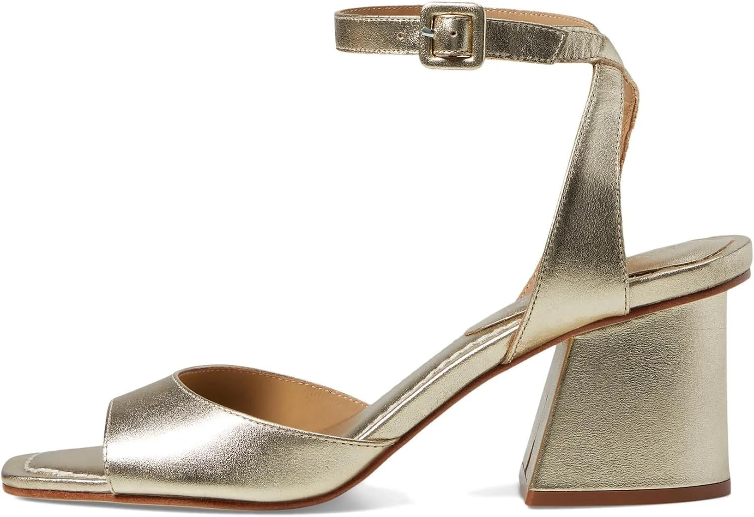 Bernardo Nyack - Heels for Women - Solid Block Heel - Leather Outsole - Ankle Strap - Buckle Closure