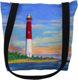 Betsy Drake Barnegot Lighthouse, NJ Medium Tote Bag 16x16