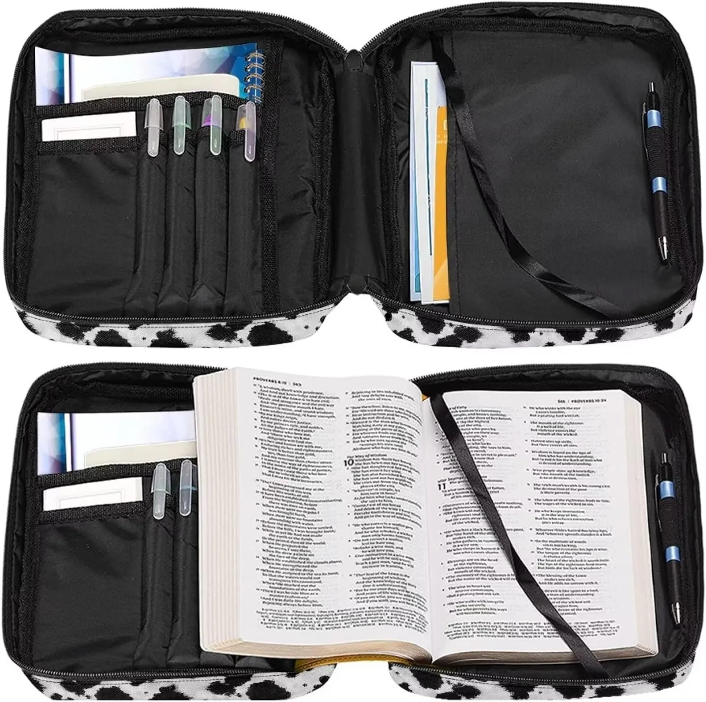 Bible Carrying Case Bible Cover for Men Women Bible Cover with Strap