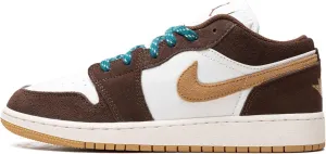 Big Kids Air Jordan 1 Low SE GS Cacao Wow Gradeschool FB2216 200 - Size 7y