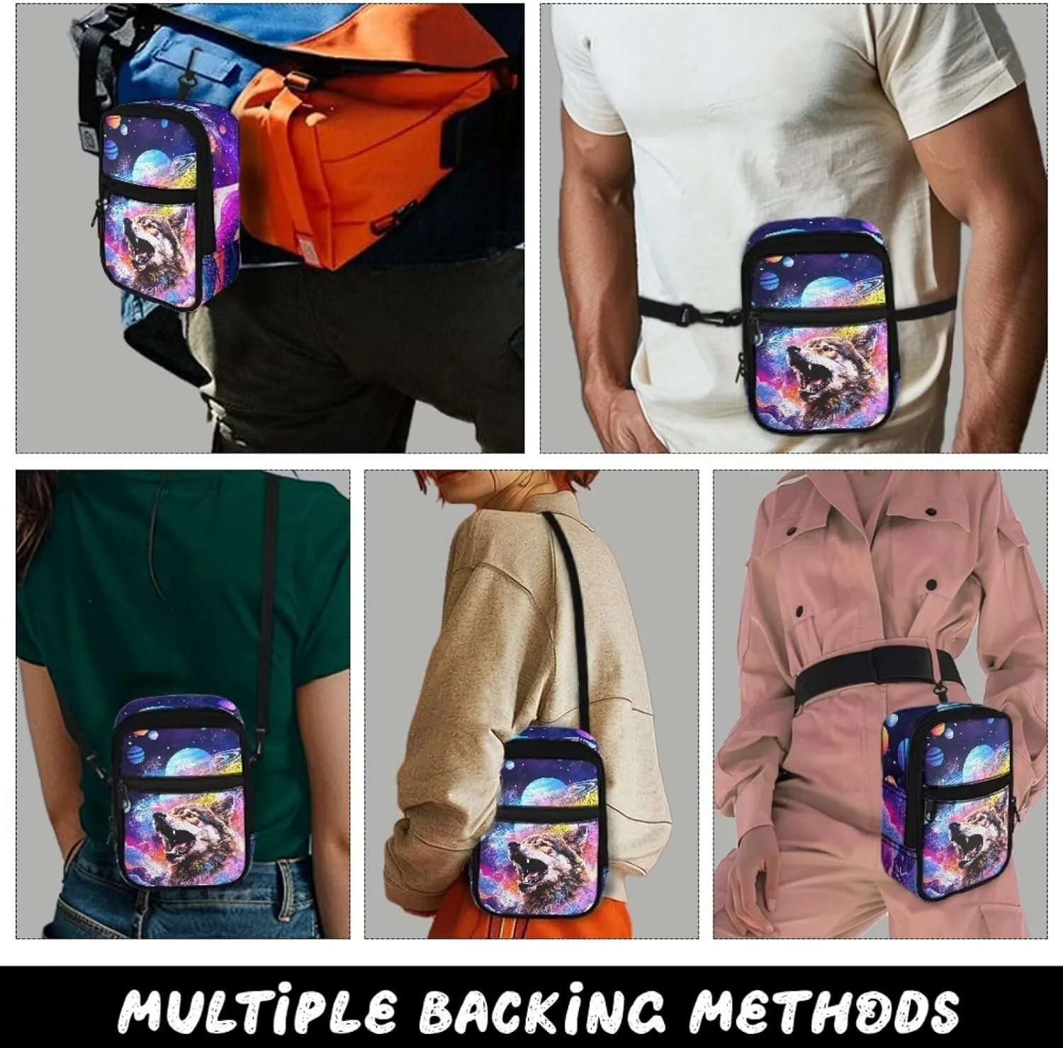 BIGCARJOB Womens Crossbody Purse Sling Bags Women's Shoulder Handbags for Travel Walk Sport