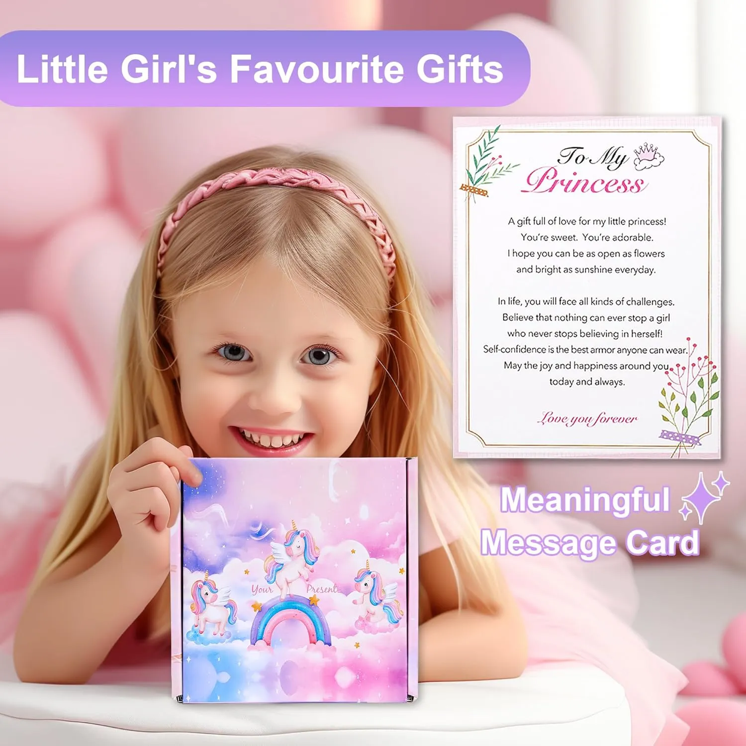 Birthday Gifts for Girls, Toddler Purse Little Girl Gifts Kids Wallet Christmas Gift for 2 3 4 5 6 7 8 Year Old