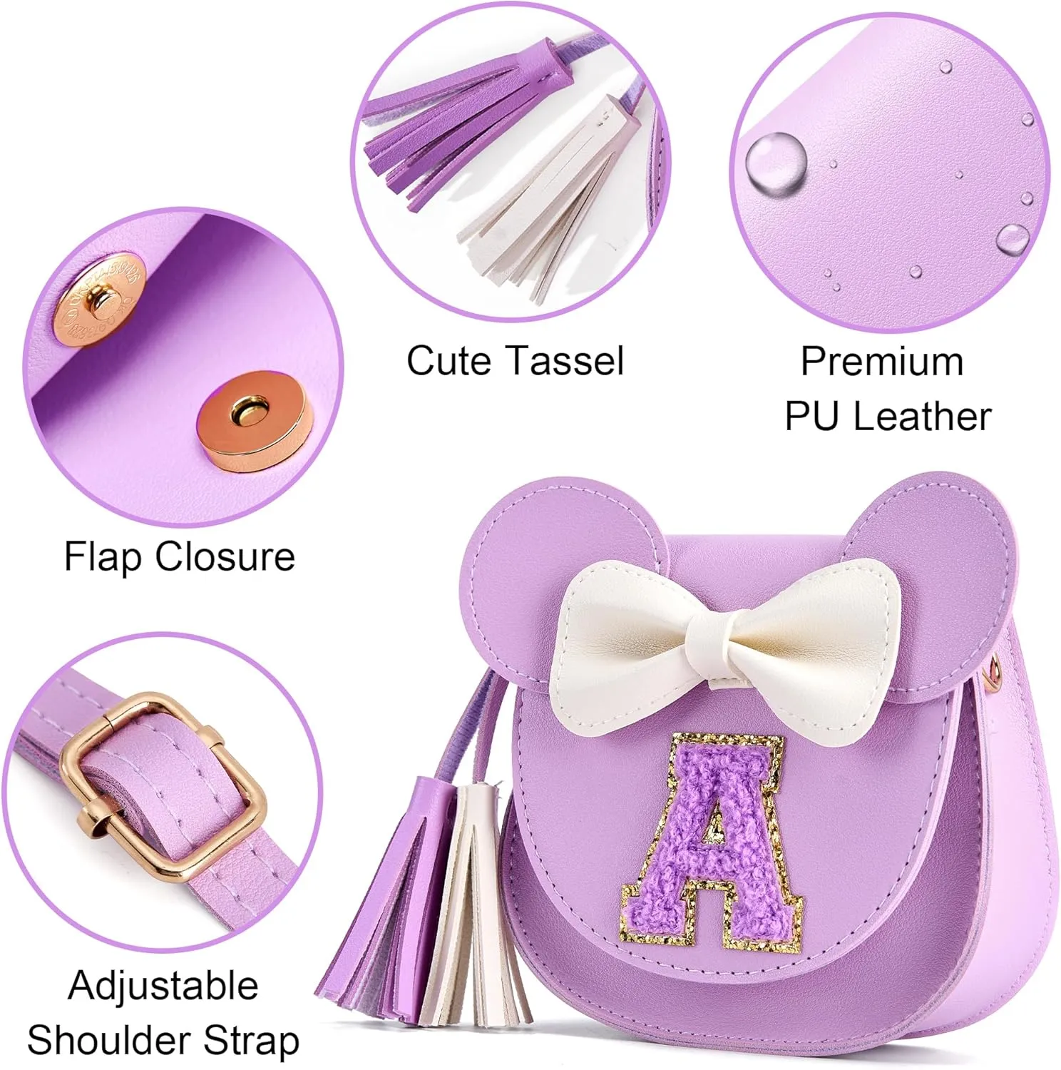 Birthday Gifts for Girls, Toddler Purse Little Girl Gifts Kids Wallet Christmas Gift for 2 3 4 5 6 7 8 Year Old