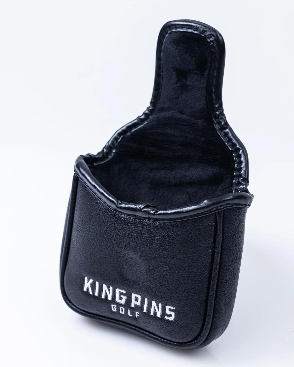 Black Headcovers - Premium Quality Golf Headcovers. Embroidered Hand-Made Leather, Stylish Golf Club Cover - Customize Your Golf Bag