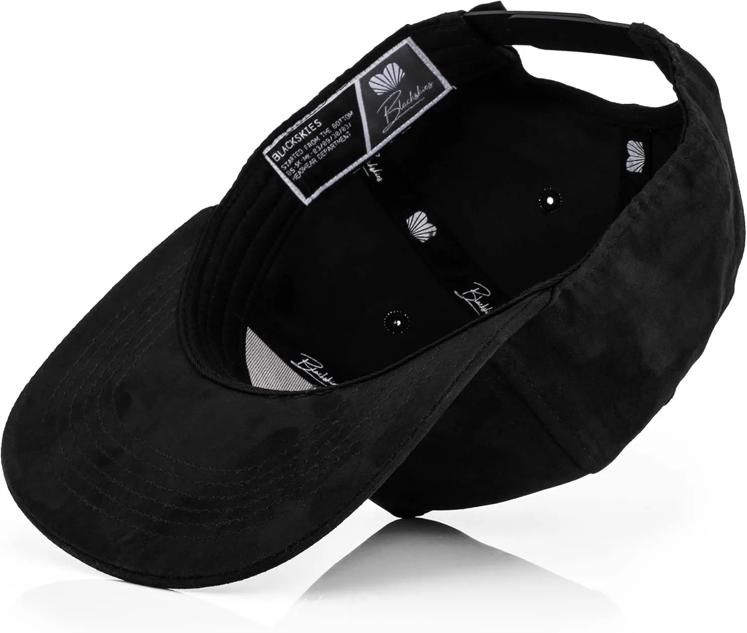 Blackskies Snapback Cap – Camo Denim Flannel Unisex Basecap for Women & Men – Premium Streetwear for Outdoor & Leisure