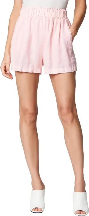[BLANKNYC] Womens Luxury Clothing High Rise Distressed Denim Shorts, Comfortable & Fitting