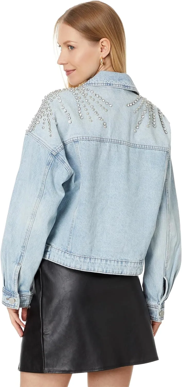 [BLANKNYC] Womens StarstruckDenim Trucker Jacket