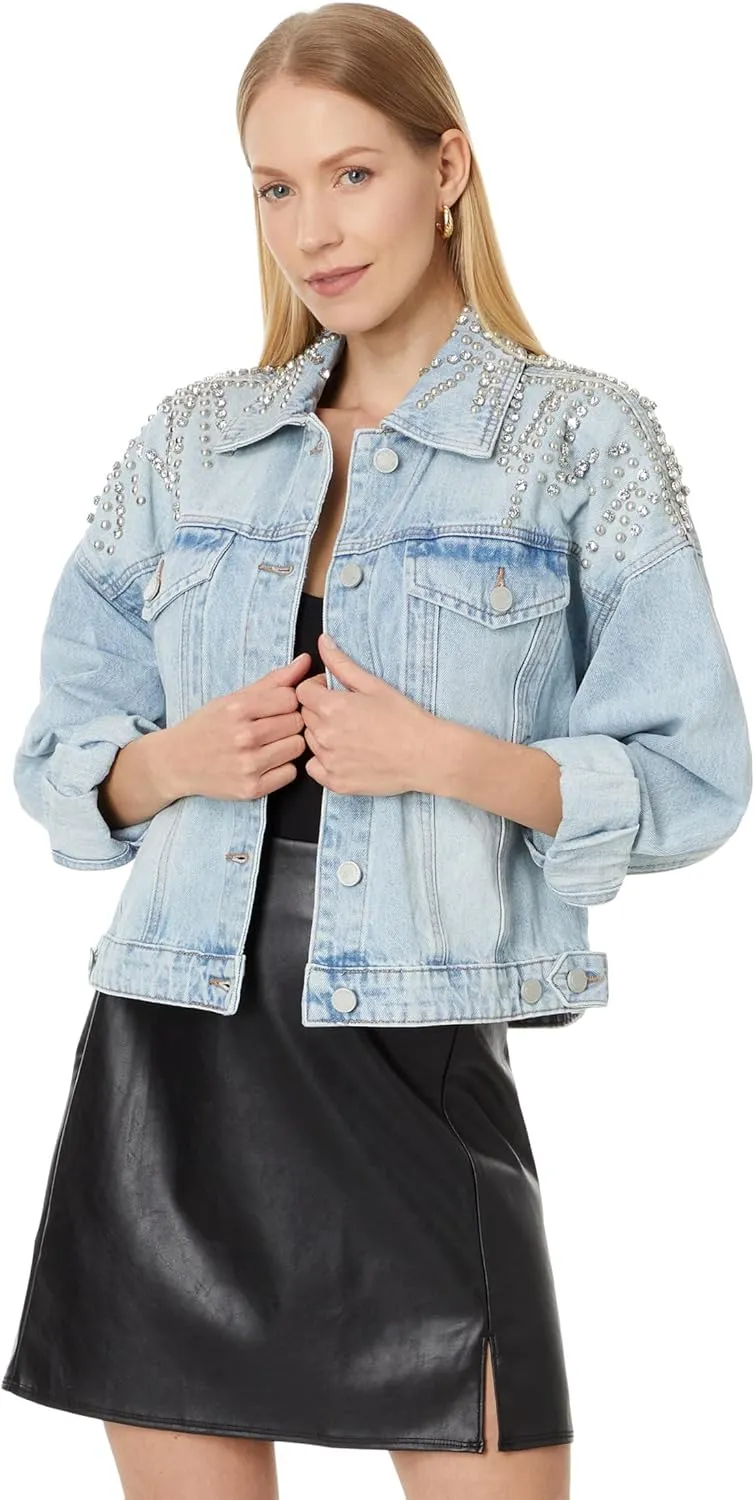 [BLANKNYC] Womens StarstruckDenim Trucker Jacket