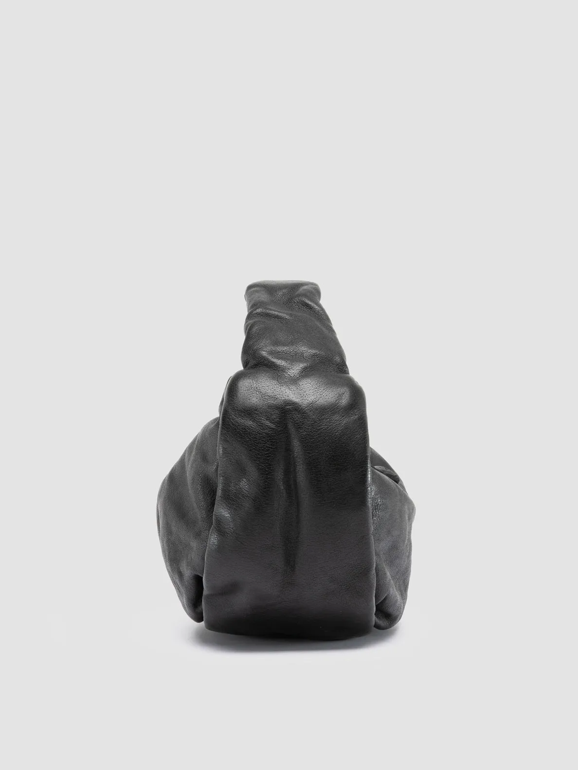 BOLINA 044 - Black Leather Shoulder Bag