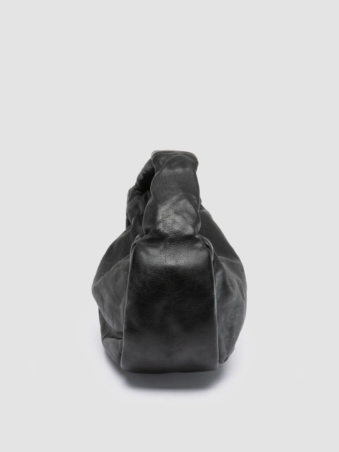BOLINA 044 - Black Leather Shoulder Bag