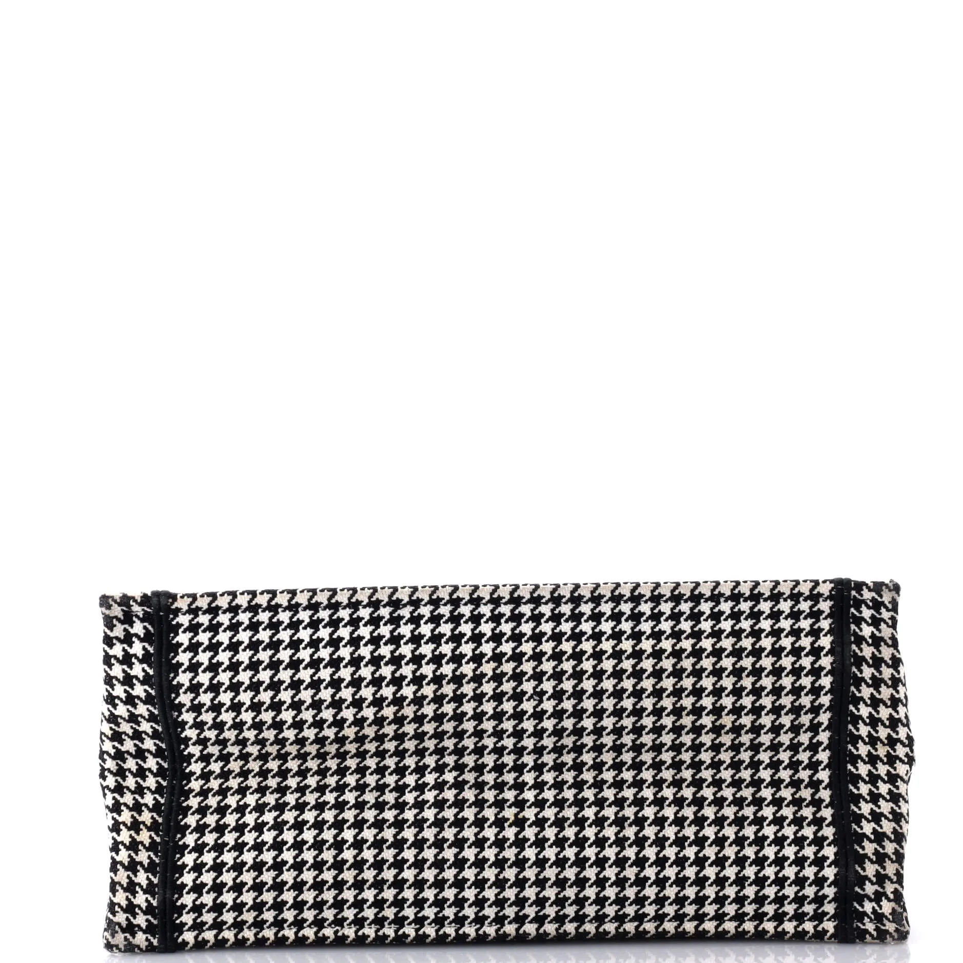 Book Tote Houndstooth Canvas Medium