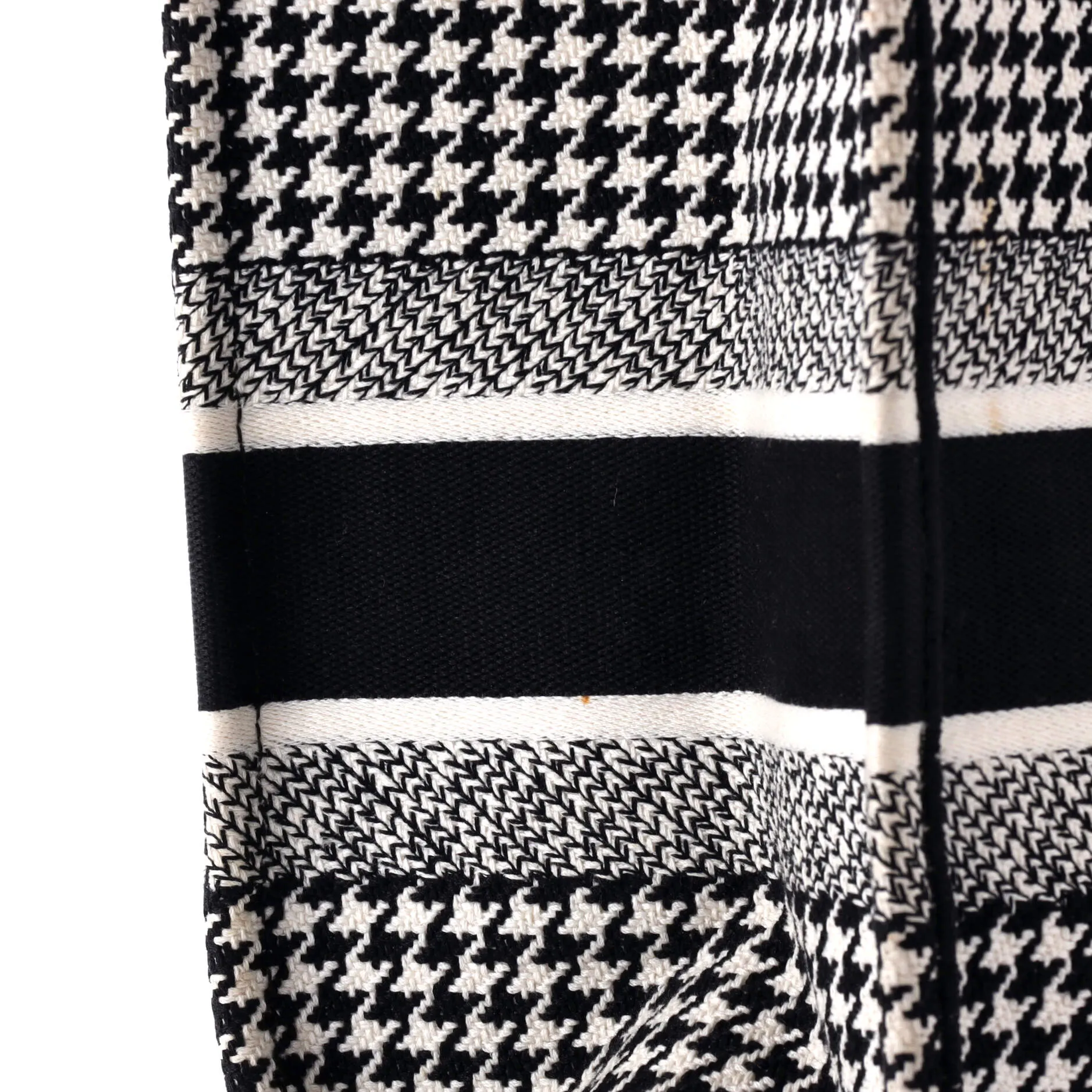 Book Tote Houndstooth Canvas Medium