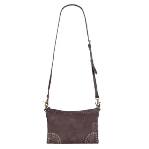 Bordeaux Distressed Crossbody