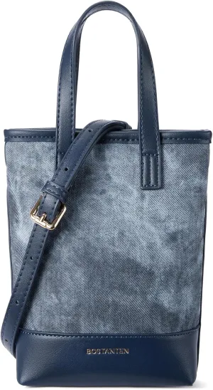 BOSTANTEN Small Crossbody Purse for Women Mini Tote Bag Top Handle Shoulder Bag Compact Handbags with Adjustable Strap