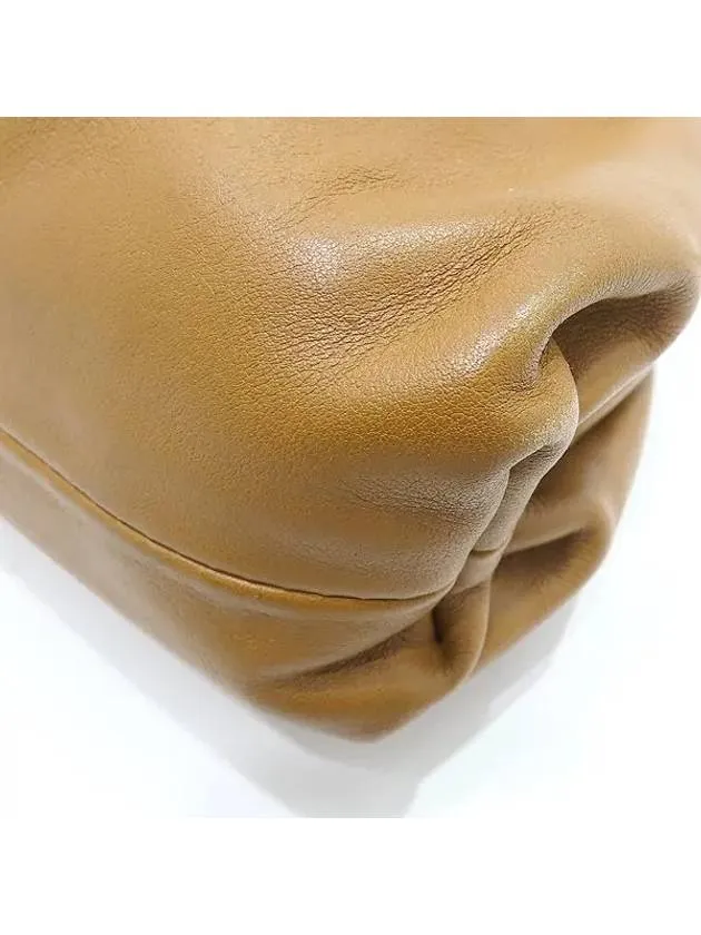 Bottega Veneta 585852 Caramel color leather mini dumpling pouch cross bag