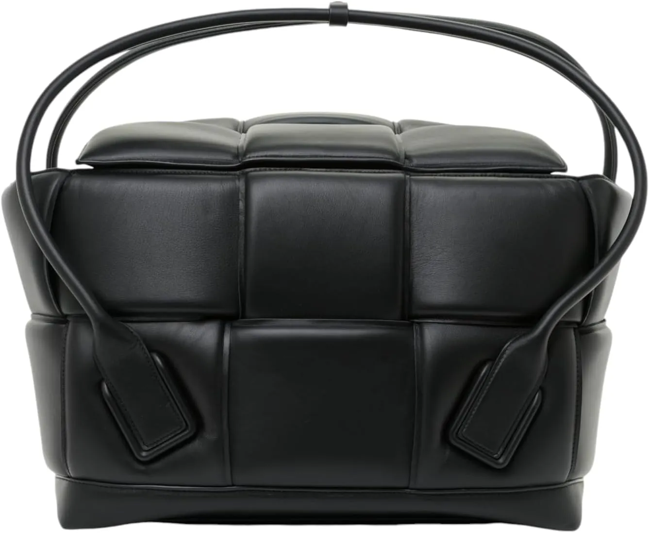 Bottega Veneta Nappa Maxi Intrecciato Padded Large Arco Black Bag