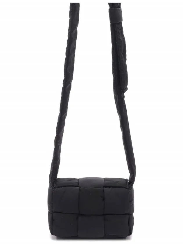 Bottega Veneta Padded Cassette Mini Cross Bag Black