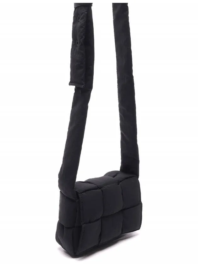 Bottega Veneta Padded Cassette Mini Cross Bag Black