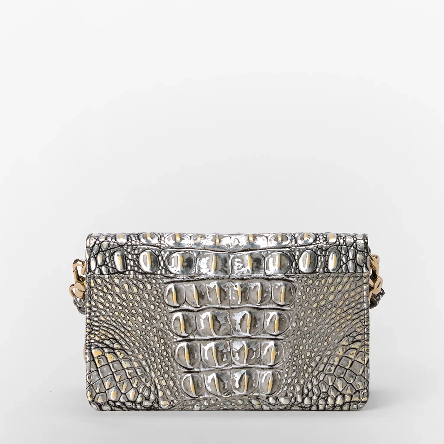 Brahmin Melbourne Collection Minuette Crossbody, Chrome