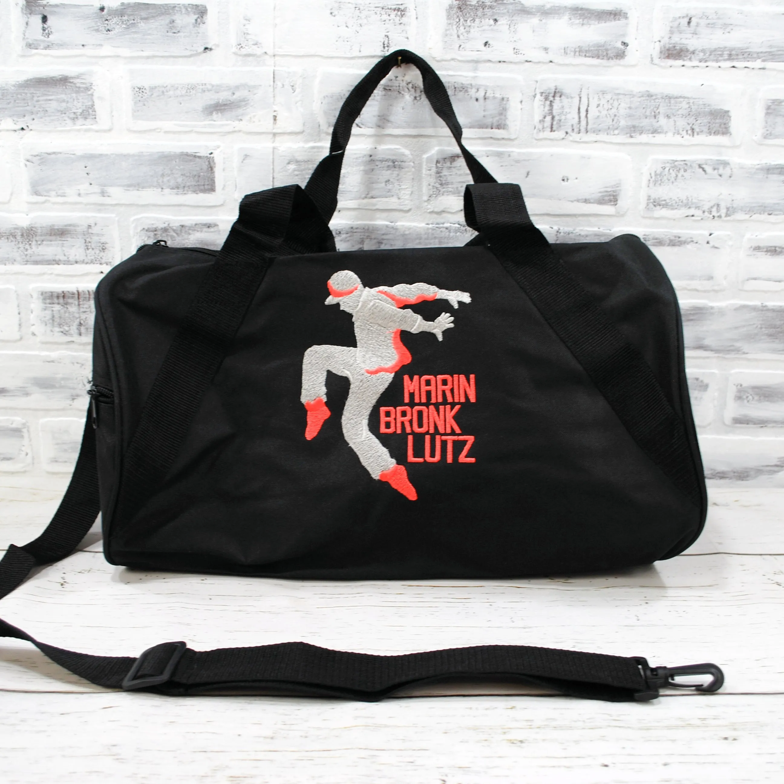Break Dance Moves with Neon Personalized Tote or Duffle Bag