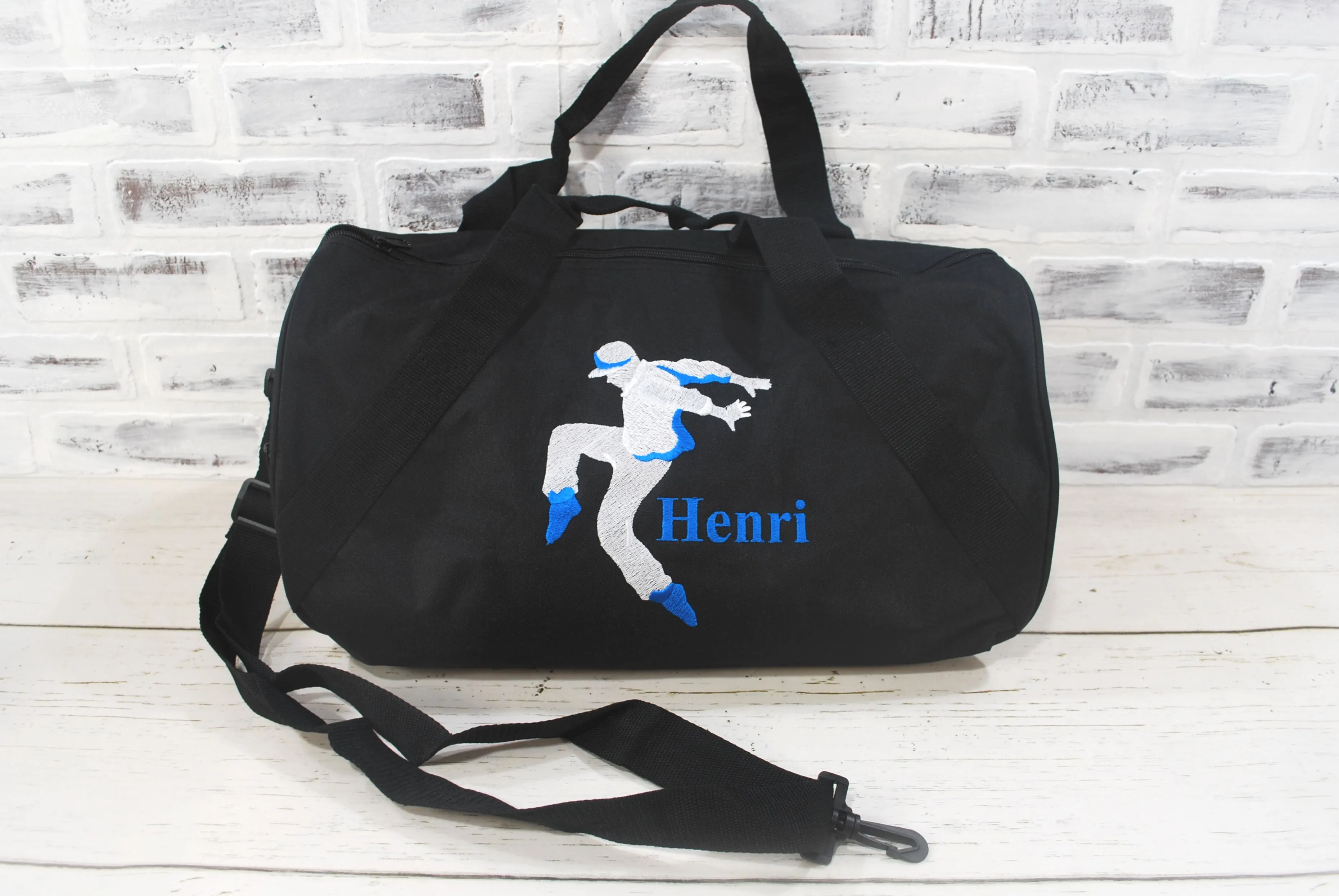 Break Dance Moves with Neon Personalized Tote or Duffle Bag