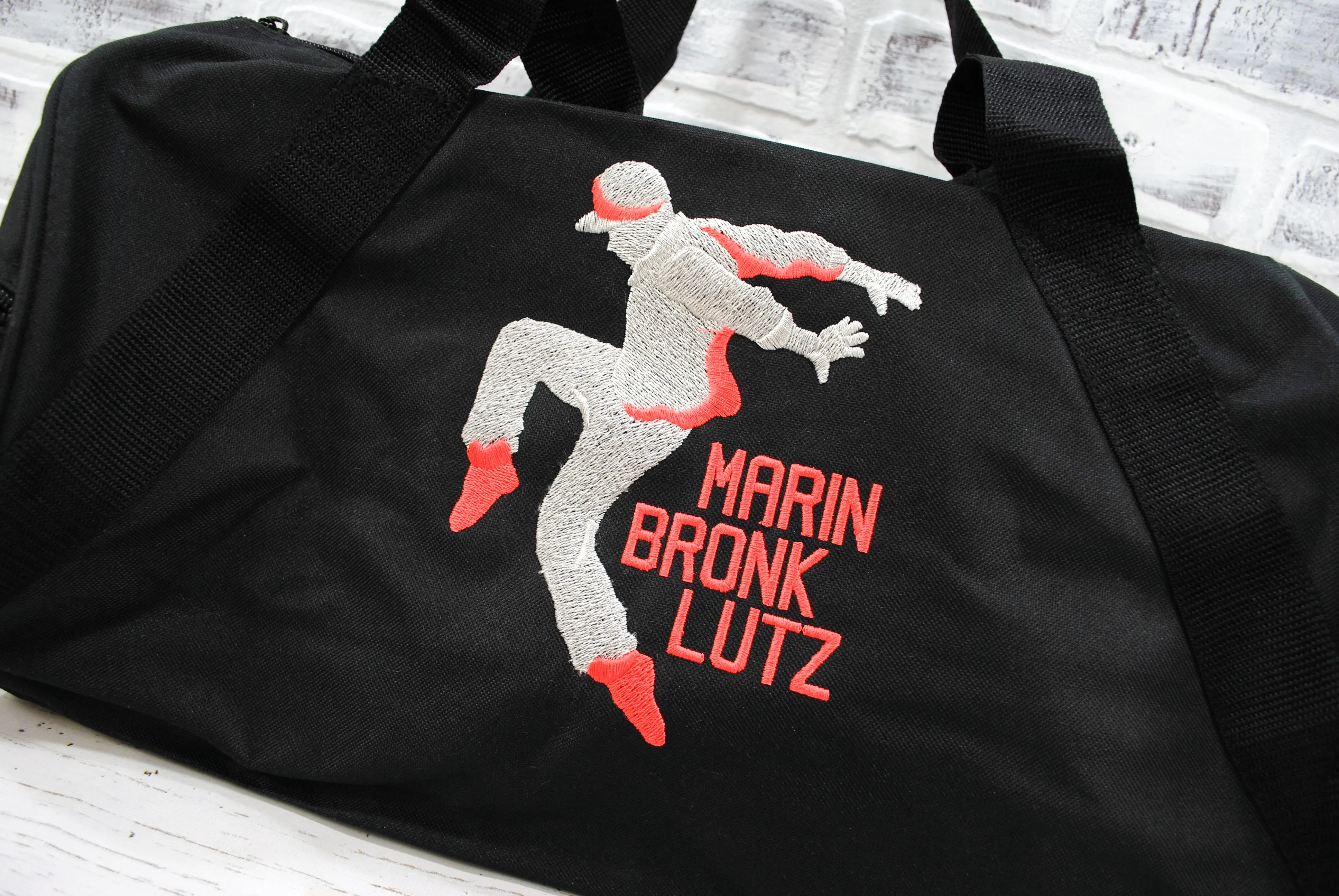Break Dance Moves with Neon Personalized Tote or Duffle Bag