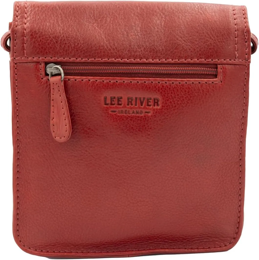 Briomhar Irish Women's Leather Shoulder Bag - Celtic Knot Design Made in Ireland