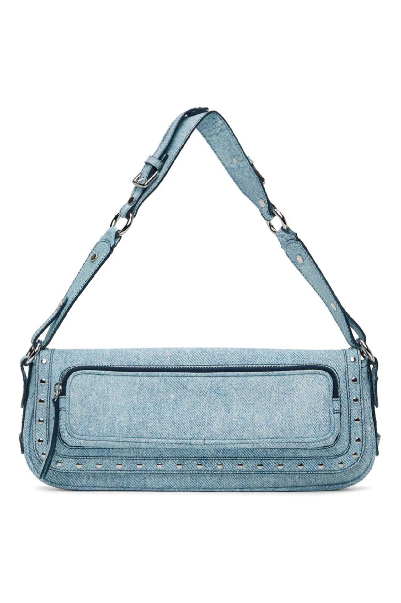 BY FAR Blue Maddy Bag
