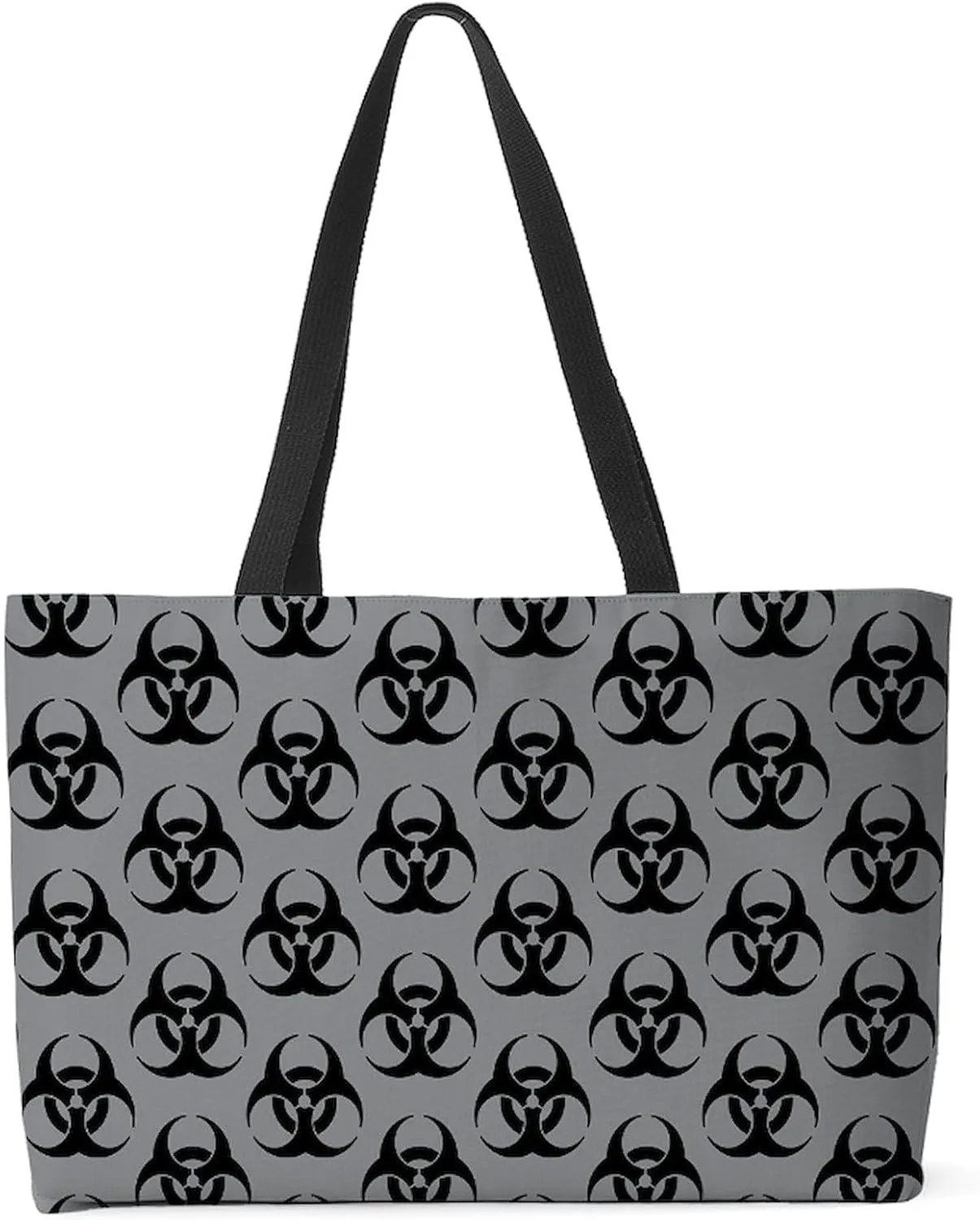 CafePress Biohazard Pattern 24"x13" Large Weekender Tote