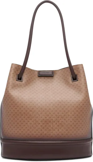 Calvin Klein Ash Tote Bag – North/South, Vegan Leather, 2 Pockets