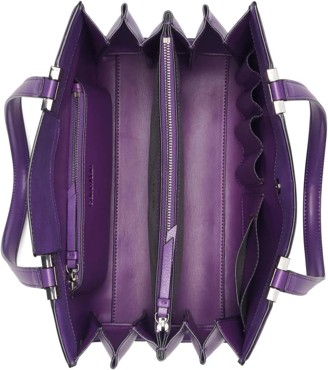 Calvin Klein Palm Triple Compartment Organizational Tote