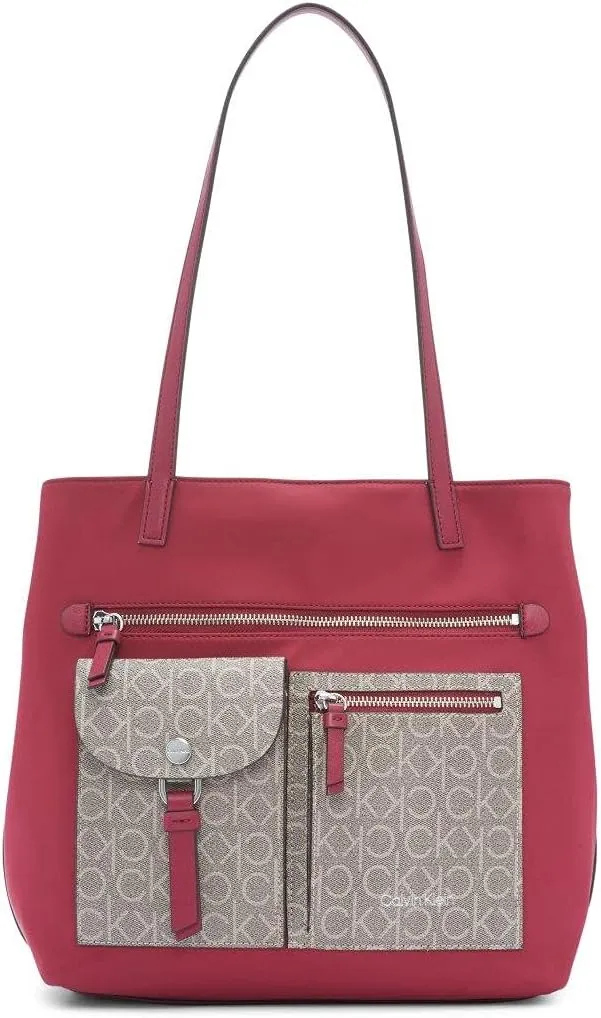 Calvin Klein Rossa Smooth Novelty Organizational North/South Tote