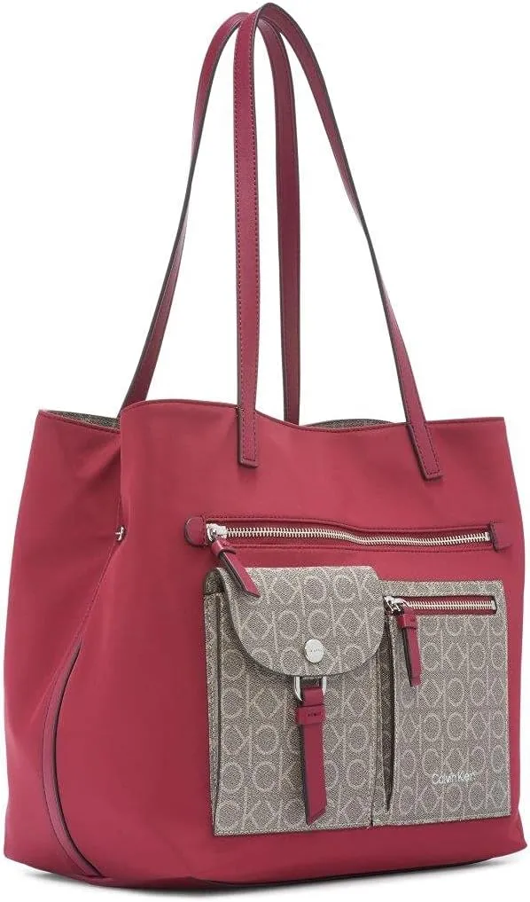 Calvin Klein Rossa Smooth Novelty Organizational North/South Tote