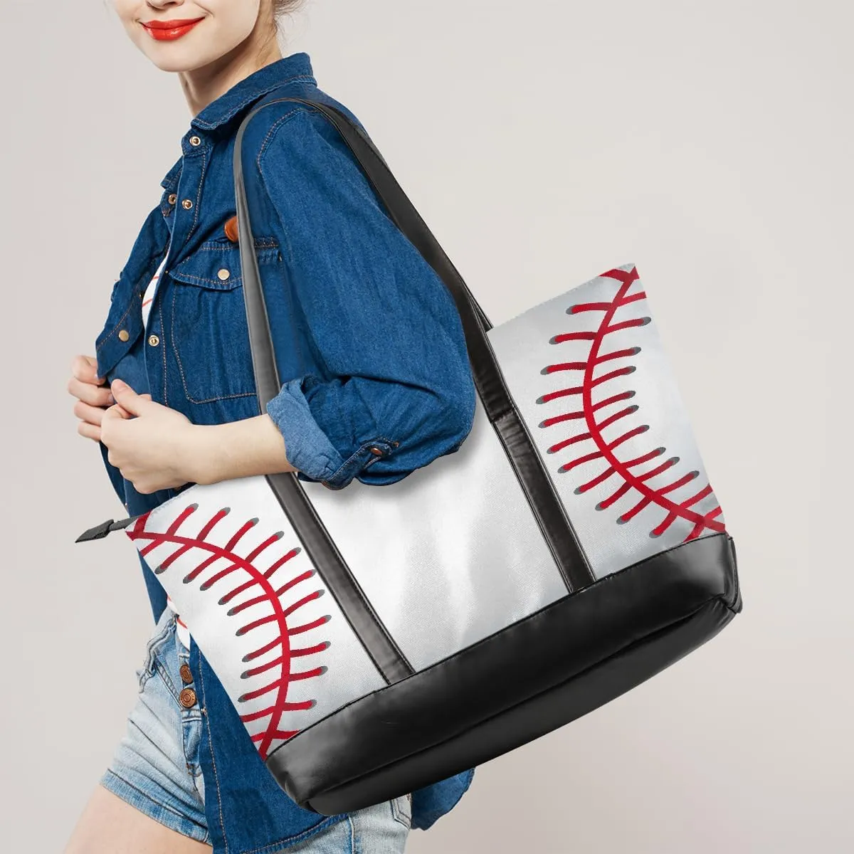 Canvas Laptop Tote Bag for Women Art Autism Word 15.6 Inch Large Capacity Computer Bag