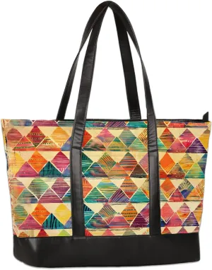 Canvas Laptop Tote Bag for Women Fruit Lemon Yellow Realistic 15.6 Inch Large Capacity Computer Bag