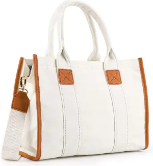 Canvas Tote Bag for Women Top Handle Handbag Crossbody Tote Bag for Women
