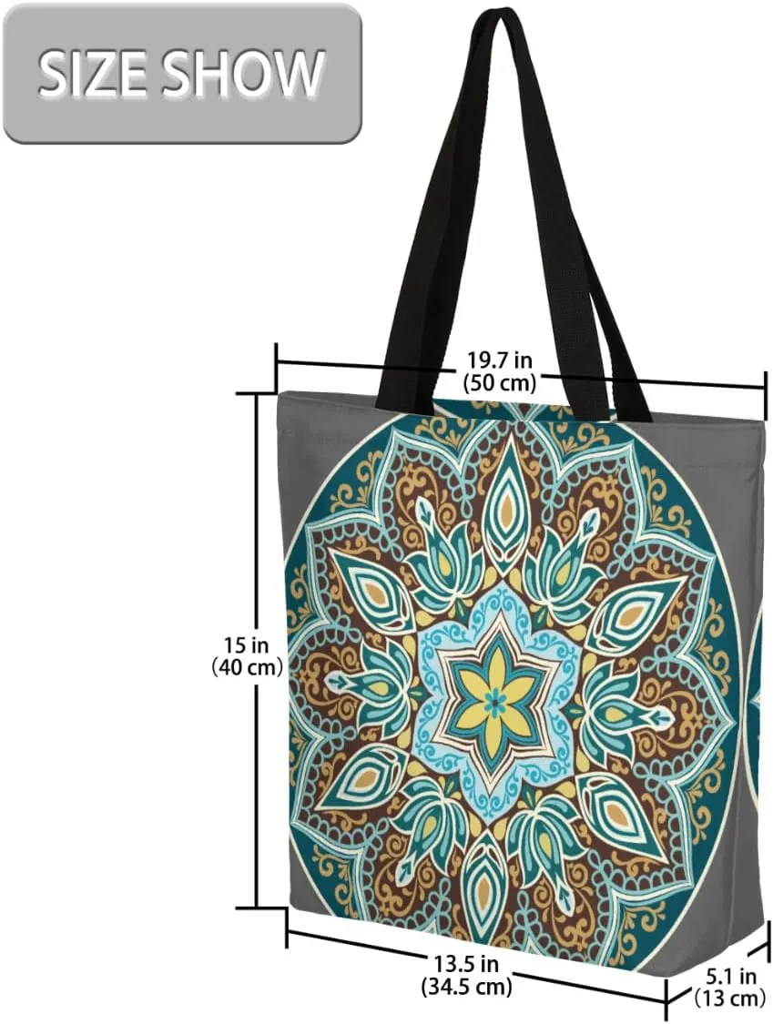 Canvas Tote Bag Large Women Casual Shoulder Bag Handbag Reusable Storage Shoulder Bag
