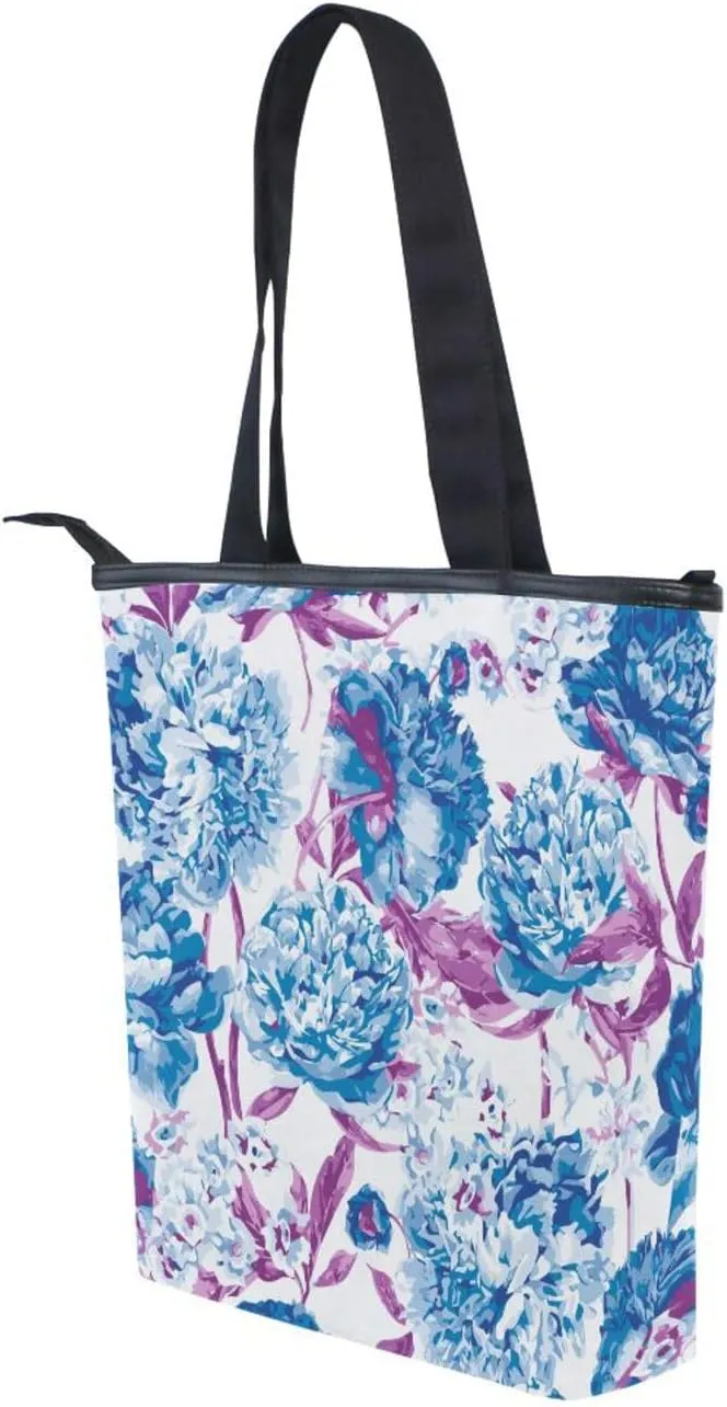 Canvas Tote Bags Purses Handbags for Women Men Top Handle Ladies Shoulder Bags Multicolored Pattern