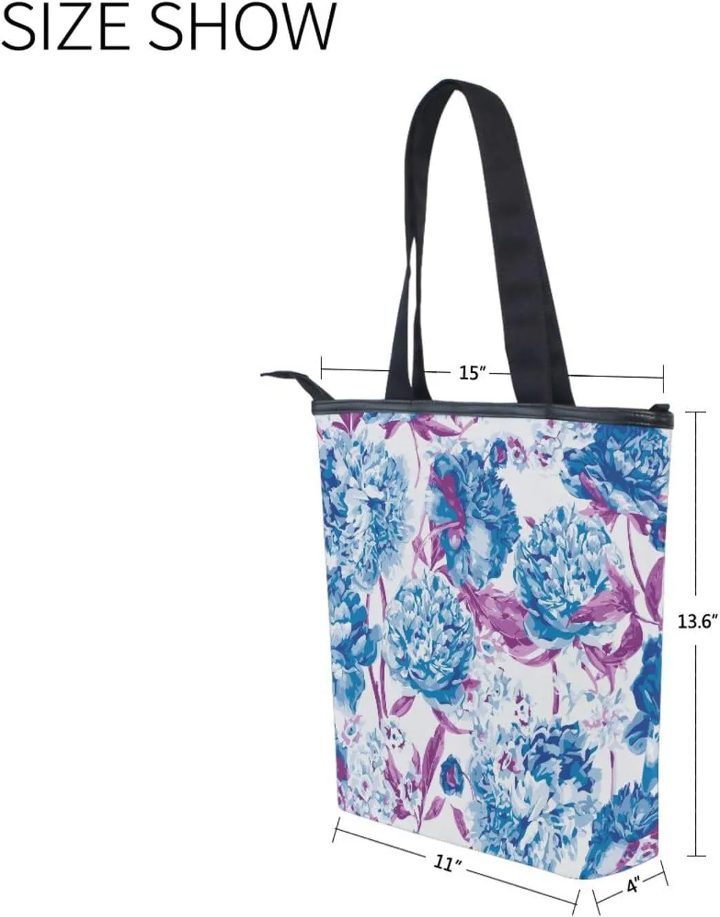 Canvas Tote Bags Purses Handbags for Women Men Top Handle Ladies Shoulder Bags Multicolored Pattern