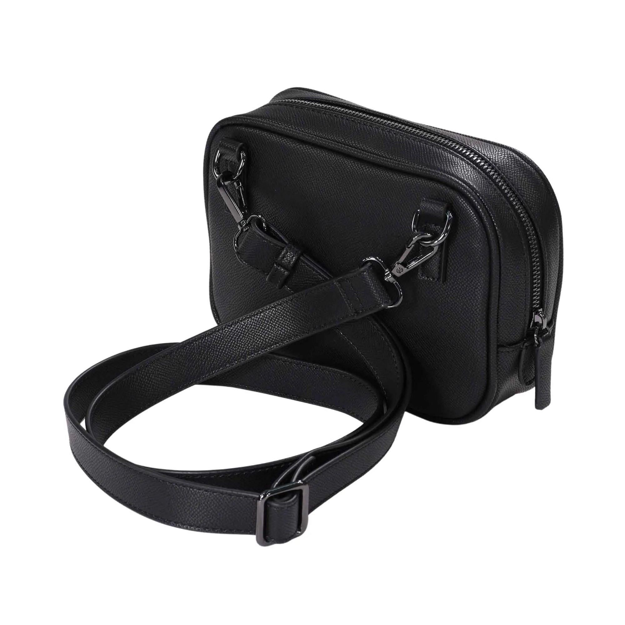 Cavalli Class Men's Trento Black Crossbody Bag
