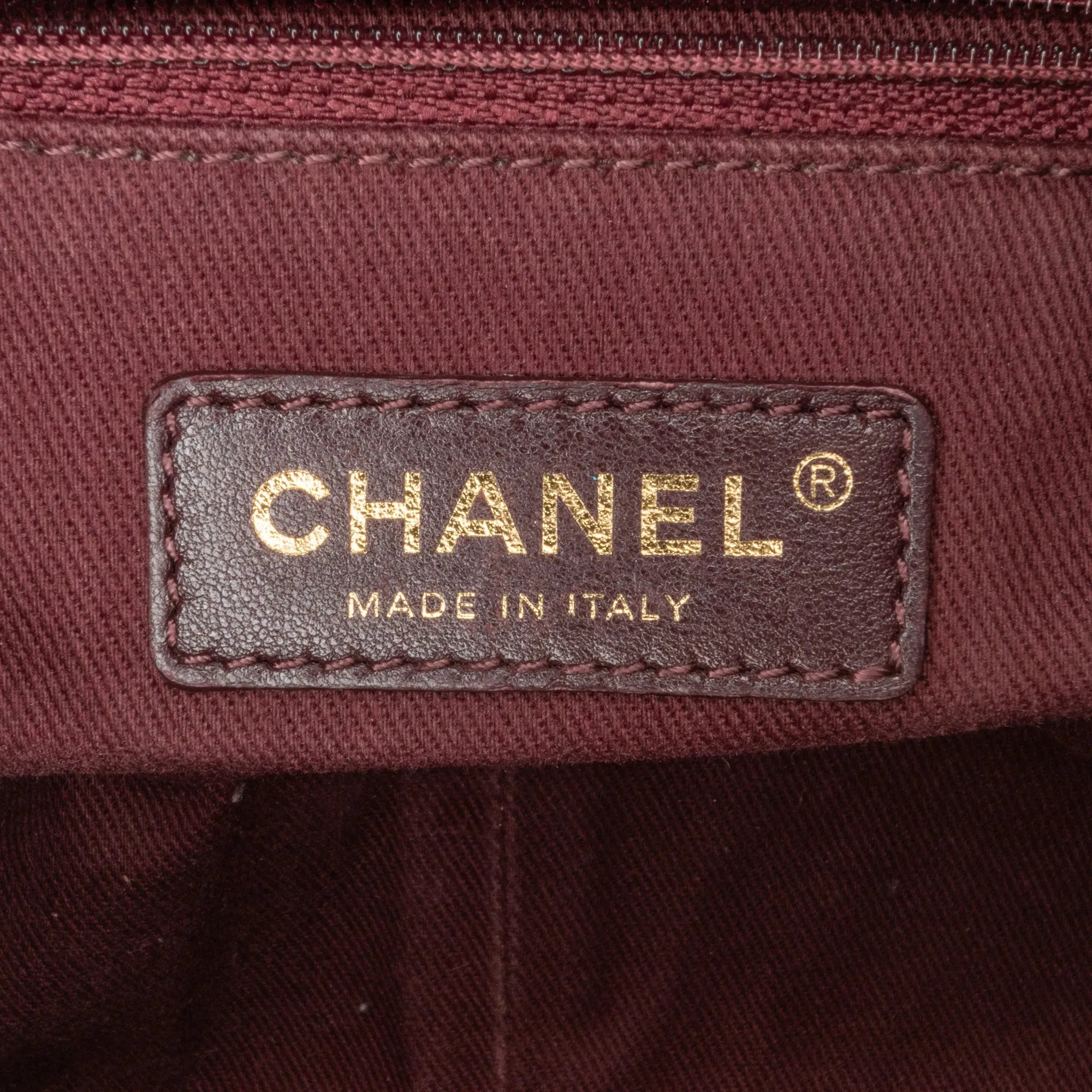CC Quilted Lambskin Tassel and Border Embellished Flap
