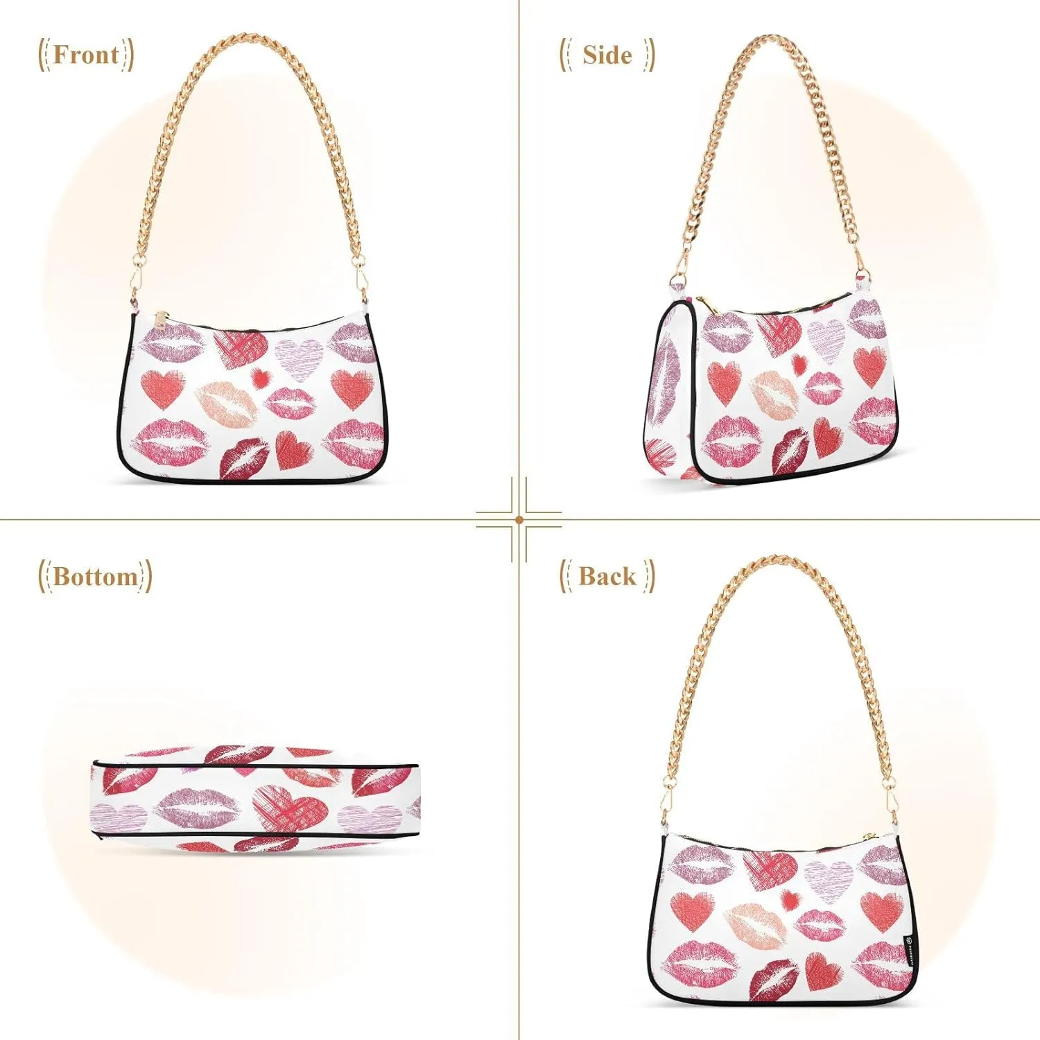 Chain Shoulder Bag Tote Handbag Purse for Women