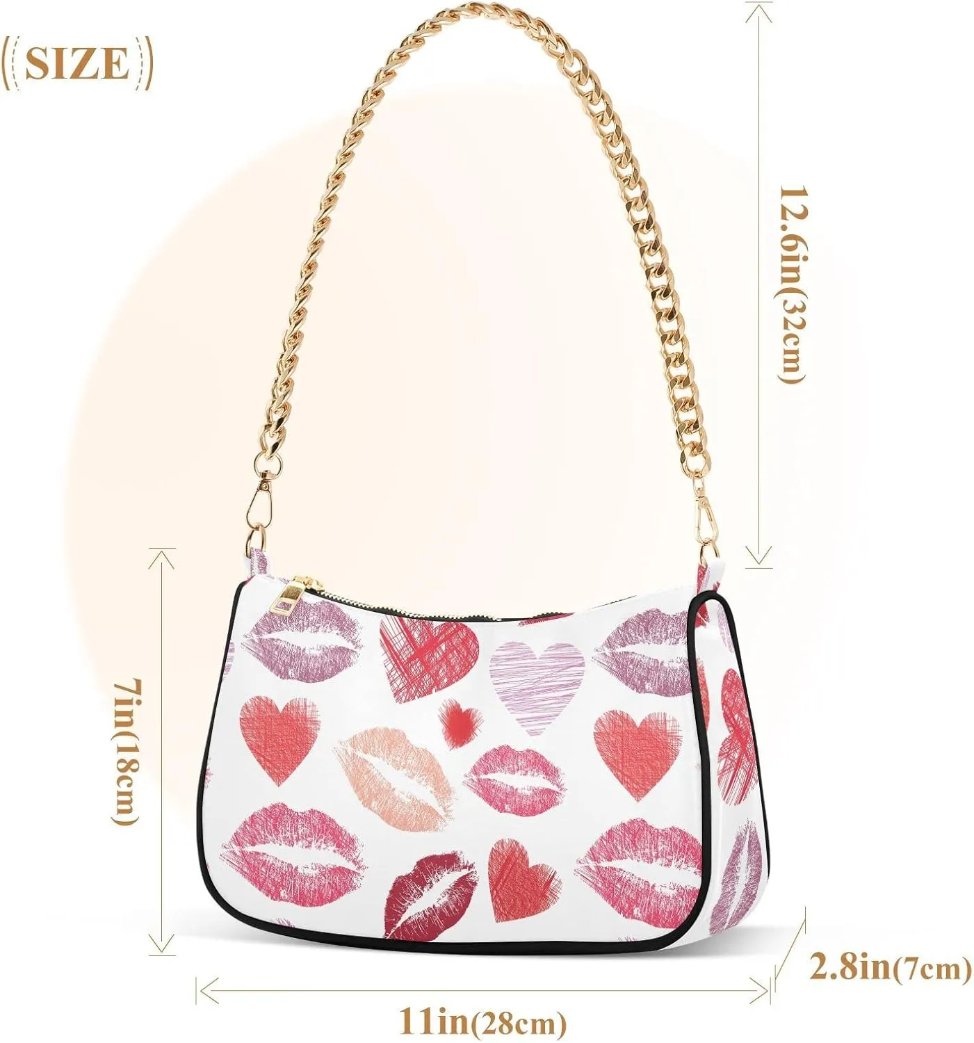 Chain Shoulder Bag Tote Handbag Purse for Women