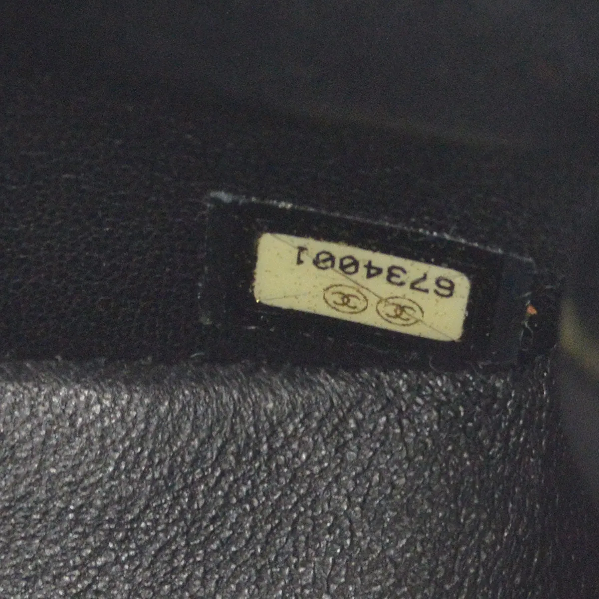 CHANEL 2000-2001 Classic Square Flap Mini 17 Black Caviar 27254