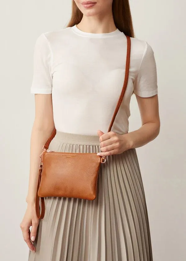 CHARLIE MIDDLETON Cedar Essential Crossbody Bag - Gold