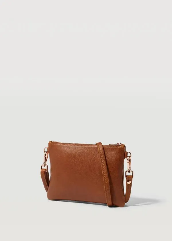 CHARLIE MIDDLETON Cedar Essential Crossbody Bag - Gold