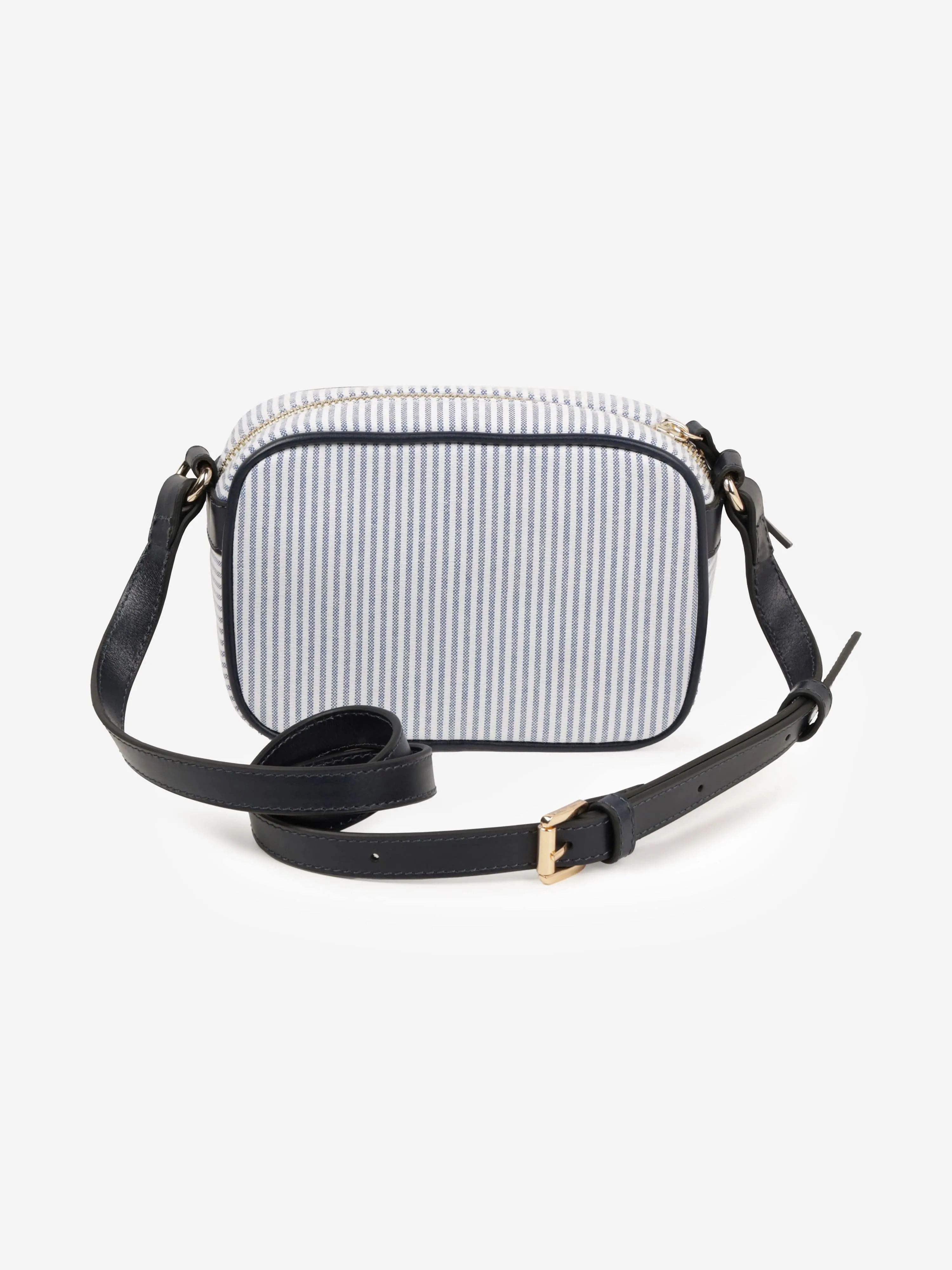 Chloé Girls Striped Shoulder Bag in Navy (16cm)