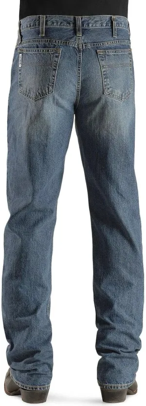 Cinch Men's White Label Relaxed Fit Jean, Light Stone Wash, 28W x 30L