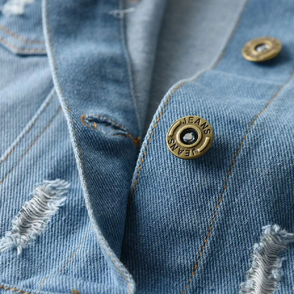 CM C&M WODRO Baby Boys Girls Denim Jacket Kids Toddler Button Down Jeans Jacket Top Coat Outerwear