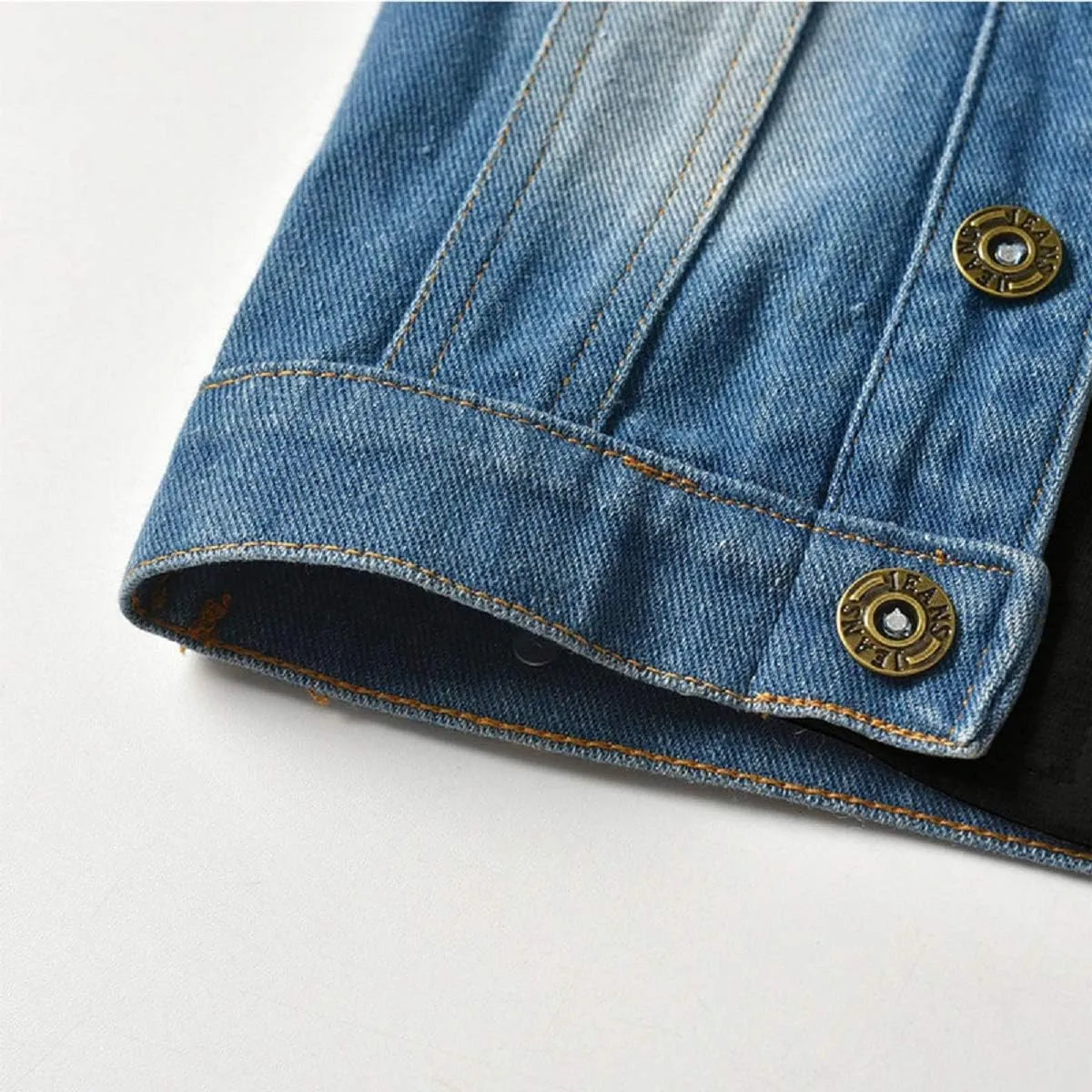 CM C&M WODRO Baby Boys Girls Denim Jacket Kids Toddler Button Down Jeans Jacket Top Coat Outerwear